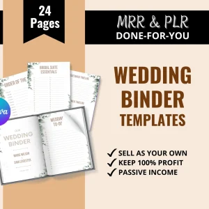 Wedding Binder Templates With Master Resell Rights