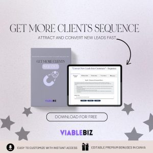 Get Clients Email Sequence, Email Marketing Templates, Welcome Emails, Email Scripts, Email Sequence, Lead magnet Email Series, Sales Email