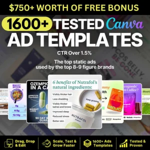1,600+ Winning Static Ads Canva Templates for High-Converting Campaigns